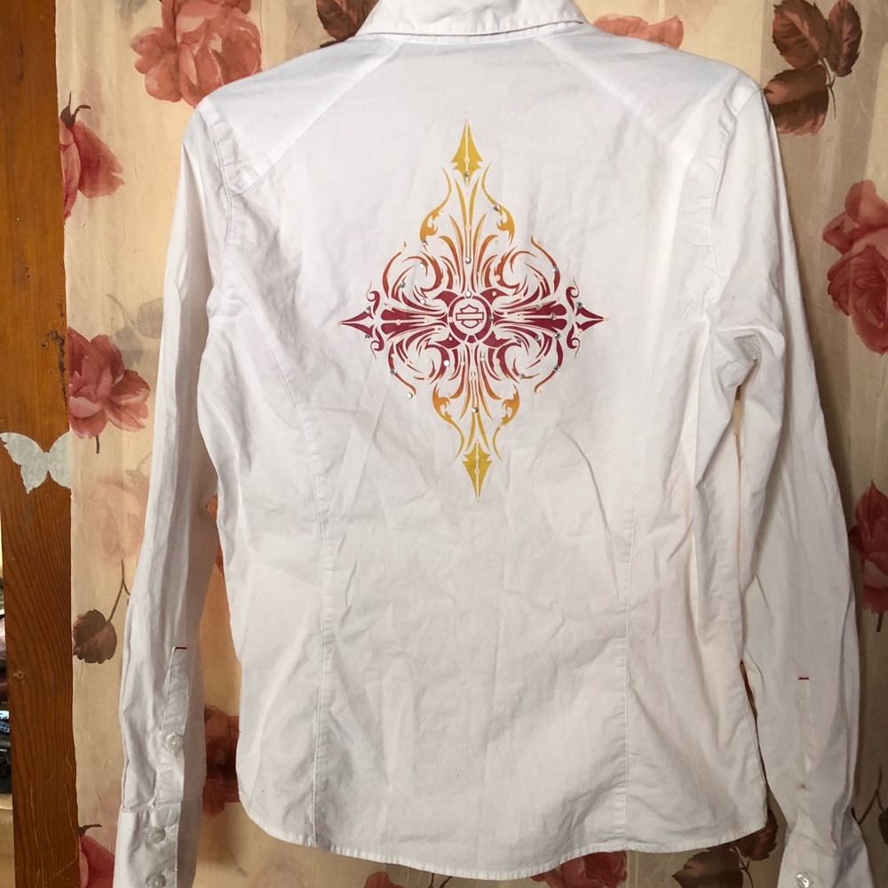 Authentic Harley Davidson Button Up